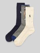 Polo Ralph Lauren Socken mit Label-Stitching im 3er-Pack in Dunkelblau...