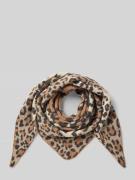 Kurt Beines Schal im Animal-Look Modell 'Soft Leo Triangular' in Beige...