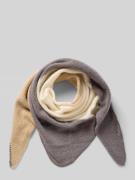 Kurt Beines Schal im Colour-Blocking-Design in Mittelgrau, Größe 1