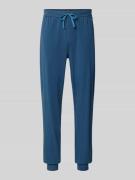 BOSS Regular Fit Sweatpants aus Baumwoll-Mix in Dunkelblau, Größe L