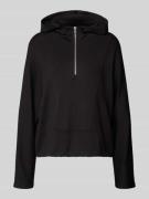 s.Oliver RED LABEL Loose Fit Hoodie aus Viskose-Mix in BLACK, Größe 34