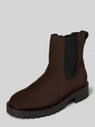 Marc O'Polo Chelsea Boots aus echtem Veloursleder Modell PHIA' in Dunk...