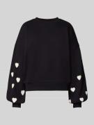 Only Relaxed Fit Sweatshirt aus Baumwoll-Mix Modell 'MACY' in Black, G...