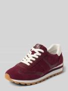 Lauren Ralph Lauren Sneaker mit Schnürverschluss in Bordeaux, Größe 36