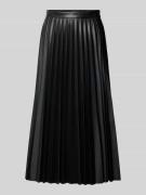 comma Midirock mit Nahtreißverschluss in Black, Größe 40