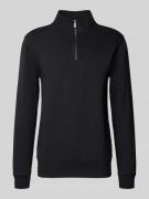 Only & Sons Regular Fit Troyer aus Baumwoll-Mix Modell 'CERES' in Blac...