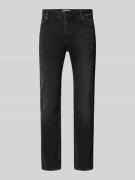 Jack & Jones Slim Fit Jeans im 5-Pocket-Design Modell 'Clark' in Black...