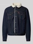 Levi's® Jeansjacke mit Teddyfutter Modell 'GIVE IT A RINSE' in Dunkelb...