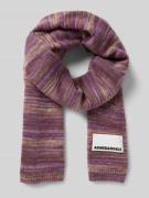 Armedangels Schal aus Woll-Mohair-Mix Modell 'YUKINAA STAMPATO' in Mau...