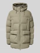 RAINS Steppjacke mit Zweiwege-Reißverschluss in Schilf, Größe L