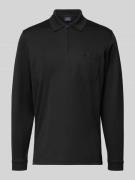 RAGMAN Poloshirt mit Brusttasche in Black, Größe M