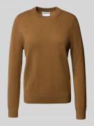 Jake*s Casual Strickpullover aus Kaschmir mit Rundhalsausschnitt in He...