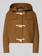 Marc O'Polo Denim Regular Fit Dufflecoat aus Woll-Mix in Cognac, Größe...