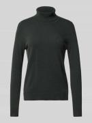 Christian Berg Woman Rollkragenpullover aus reinem Kaschmir in Dunkelg...