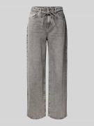 Vero Moda Wide Leg Jeans aus Baumwoll-Mix Modell 'WIEN' in Hellgrau, G...