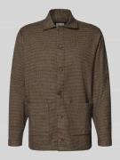 Roy Robson Regular Fit Hemdjacke mit Kentkragen in Mittelbraun, Größe ...
