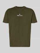 Polo Ralph Lauren T-Shirt mit Label-Stitching in Oliv, Größe L