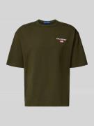 Polo Ralph Lauren T-Shirt mit Label-Stitching in Oliv, Größe M