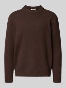 Only & Sons Relaxed Fit Pullover aus Baumwoll-Mix mit Woll-Anteil Mode...