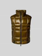 Dsquared2 Steppweste mit Stehkragen in Gold, Größe 48