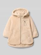 Only Regular Fit Jacke aus Teddyfell Modell 'SASCHA' in Sand, Größe 10...