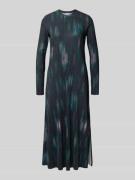 Jake*s Casual Midikleid mit Plisseefalten in Black, Größe XL