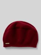 Seeberger Mütze aus reinem Kaschmir in Bordeaux, Größe 1