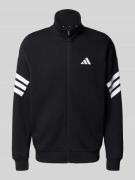 adidas Sportswear Sweatjacke mit Reißverschluss in Black, Größe M