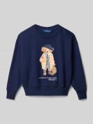 Polo Ralph Lauren Teens Regular Fit Sweatshirt mit Logo-Print in Marin...