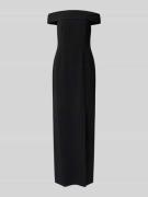 Lauren Ralph Lauren Abendkleid mit Carmen-Ausschnitt in Black, Größe 3...