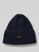 PEAK PERFORMANCE Beanie mit Label-Detail in Marine, Größe 1