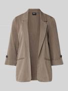 Only Regular Fit Blazer aus Viskose-Mix Modell 'MARSA' in Taupe Melang...