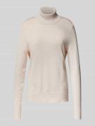 Christian Berg Woman Rollkragenpullover aus Viskose-Mix in Ecru Melang...