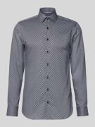 ETERNA Slim Fit Businesshemd mit Kentkragen in Anthrazit, Größe 38