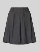 Copenhagen Muse Minirock in Ballonform mit gelegten Falten in Dunkelgr...