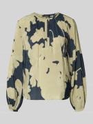 OPUS Blusenshirt mit Rundhalsausschnitt Modell 'Ficona' in Dunkelblau,...