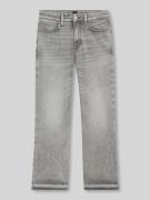 BOSS Orange Cropped Schlaghose aus Baumwoll-Mix Modell 'SOFT KICK FLAR...