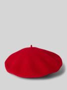 Loevenich Baskenmütze aus reiner Wolle in Rot, Größe 1