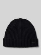 JOOP! Collection Beanie mit Label-Detail Modell 'FRANCIS' in Black, Gr...