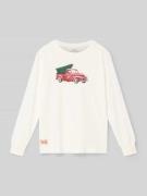 Polo Ralph Lauren Kids Longsleeve mit gerippten Abschlüssen in Ecru, G...