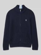 Polo Ralph Lauren Teens Strickjacke mit Reißverschluss in Marine, Größ...