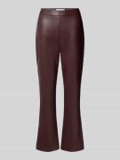 Raffaello Rossi Flared Bootcut Hose in Leder-Optik Modell 'MACY' in Bo...