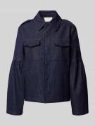 Neo Noir Jacke mit Brusttaschen Modell 'Jaynor Denim' in Dunkelblau, G...