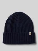 Roeckl Beanie mit Label-Detail in Marine, Größe 1