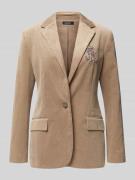 Lauren Ralph Lauren Blazer mit Label-Patch Modell 'CAHWIN' in Taupe, G...