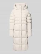 Marc Cain Daunenmantel mit Kapuze in Sand, Größe 42