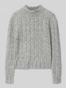 s.Oliver RED LABEL Regular Fit Strickpullover mit Zopfstrick Muster in...