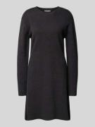Tom Tailor Denim Tailliertes Strickkleid aus Viskose-Mix in Anthrazit,...
