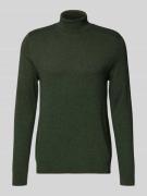 SELECTED HOMME Regular Fit Rollkragenpullover aus reiner Baumwolle Mod...