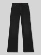 HUGO Wide Leg Jeans aus Baumwoll-Mix in Black, Größe 30/34
